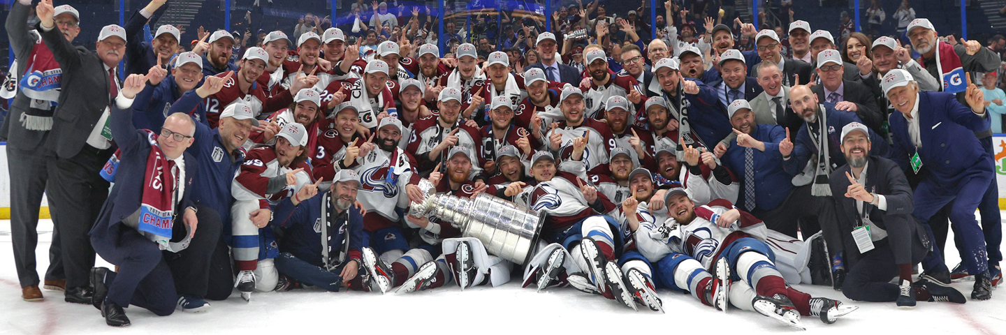 NHL Colorado Avalanche Champions 2021-22 Stanley Cup Champions